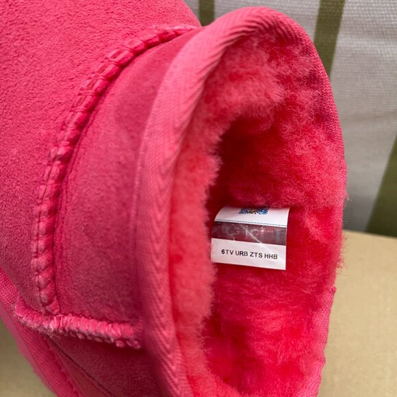 NIB UGG CLASSIC ULTRA MINI BOOT Taffy Pink - Picture 3 of 17